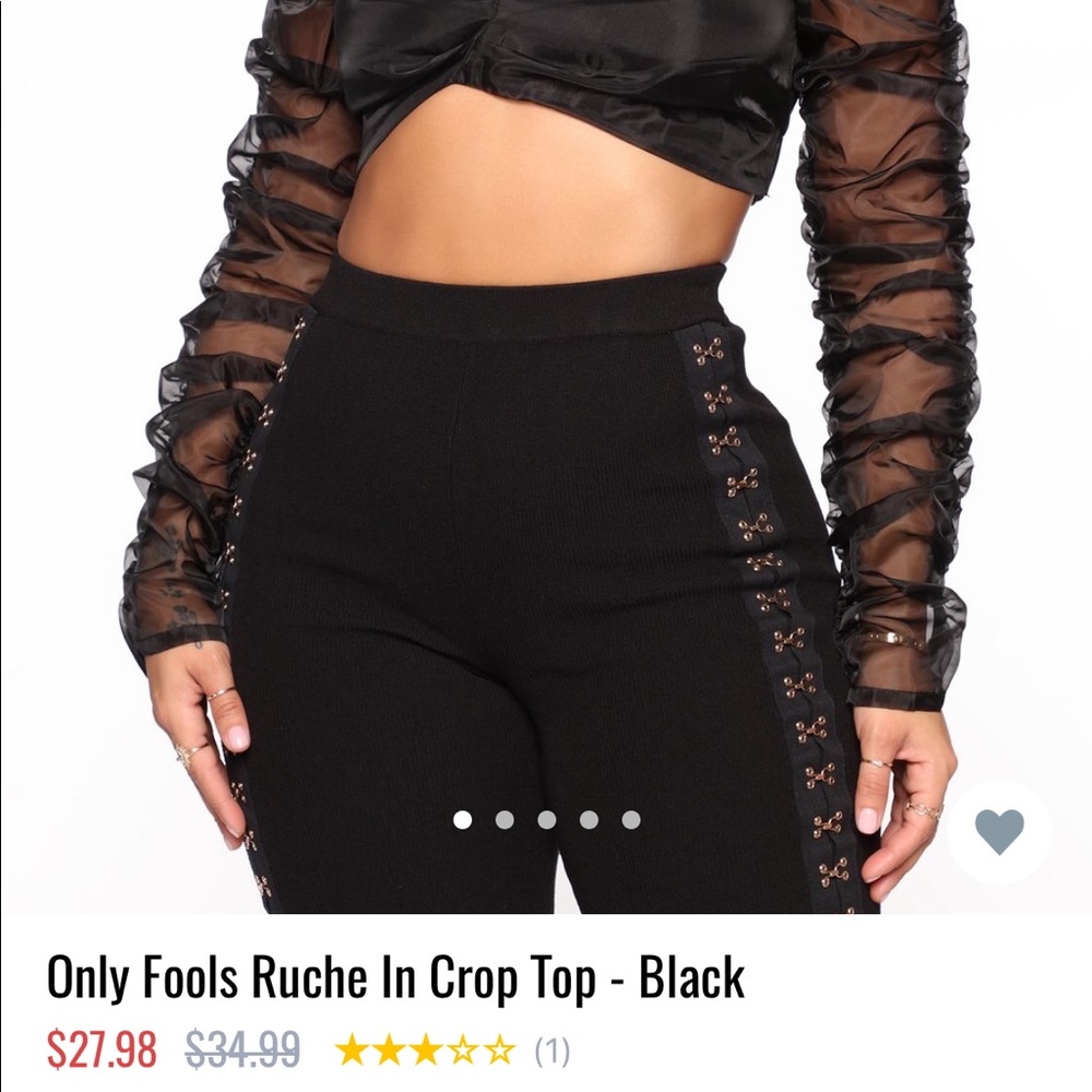 Black Crop Top